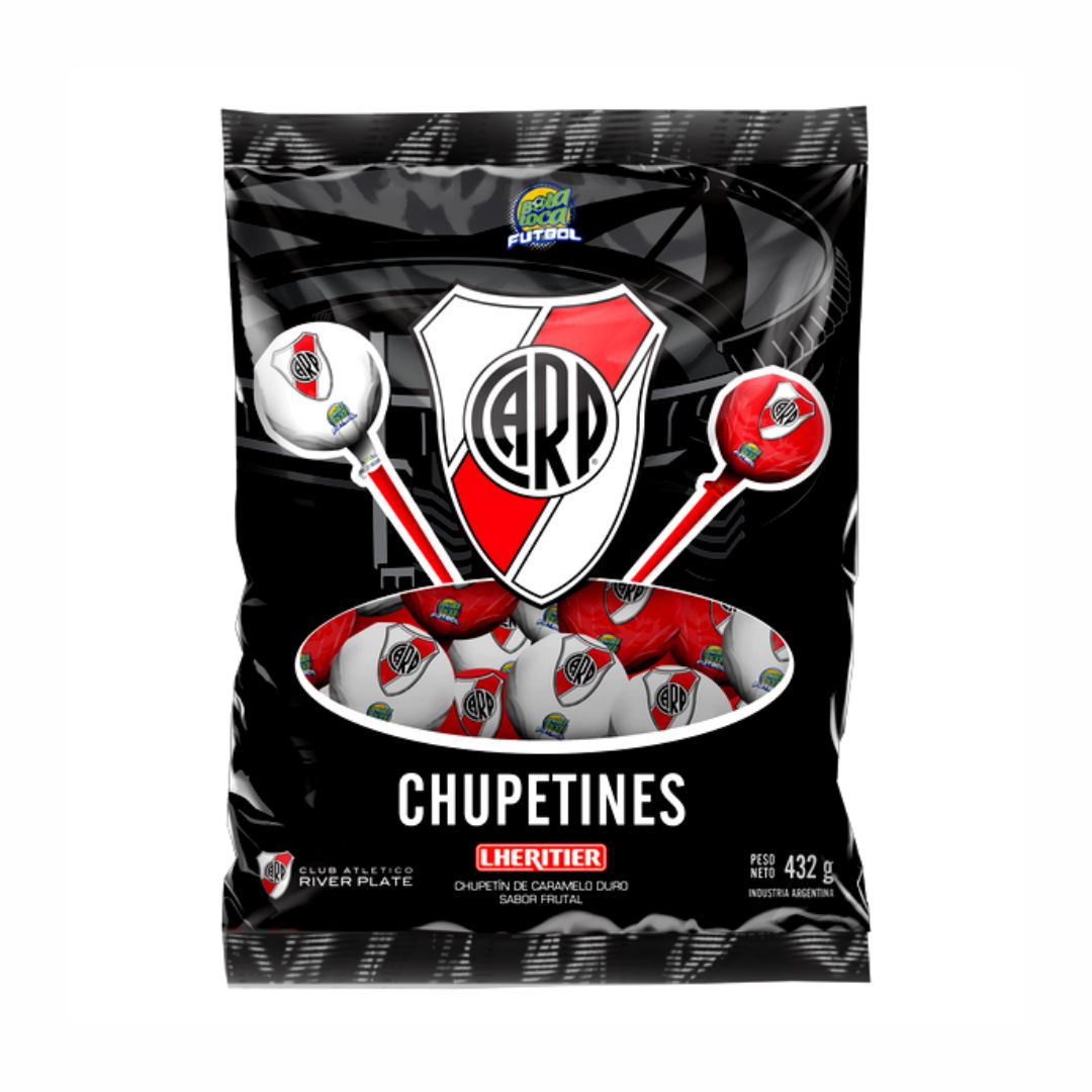 Chupetin Bola Loca River Plate x 24 u