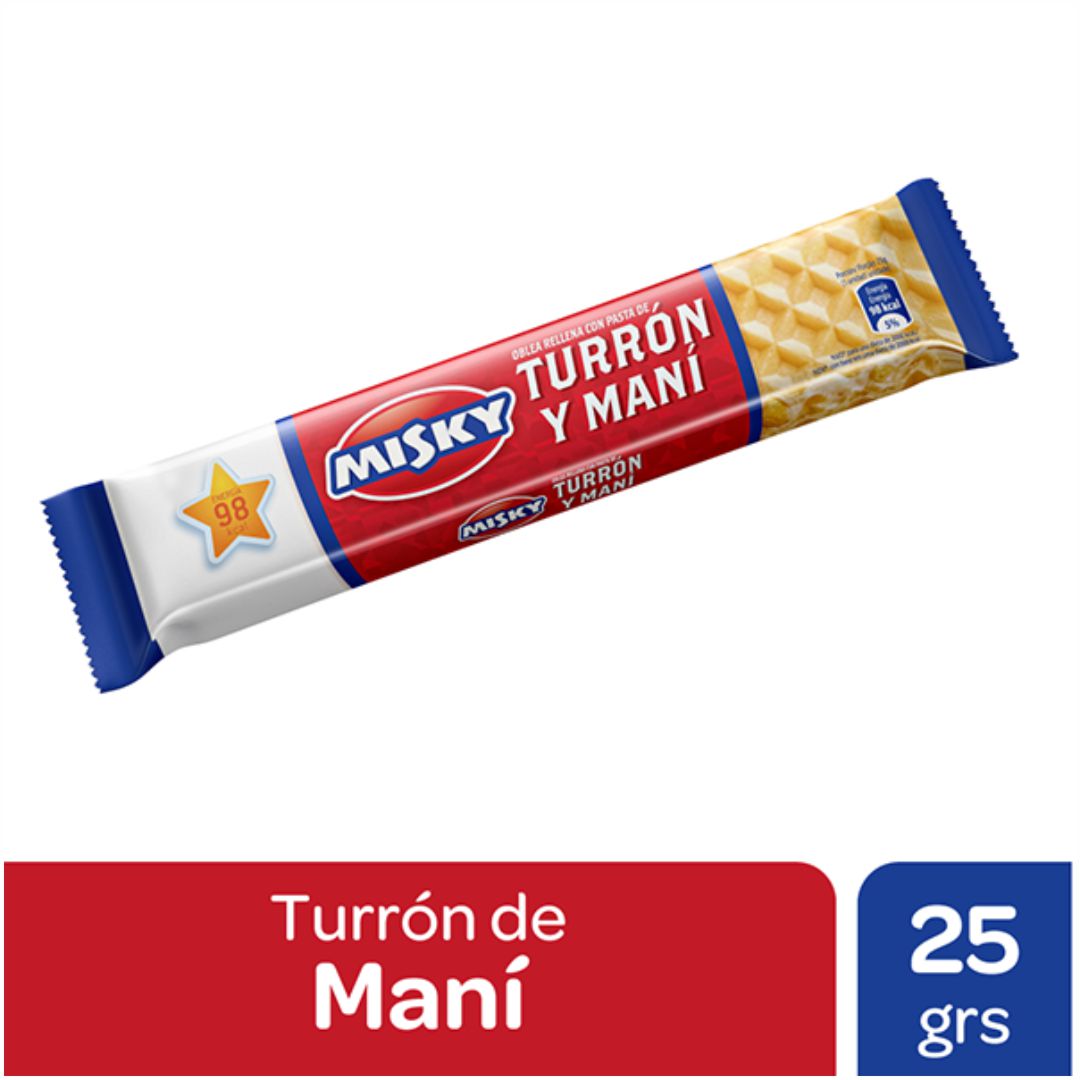 Turron de mani misky 50 u
