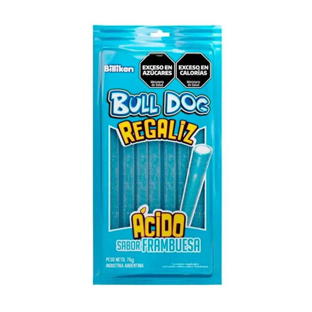 GOMITA REGALIZ BULL DOG FRAMBUEZA X 75 GRS