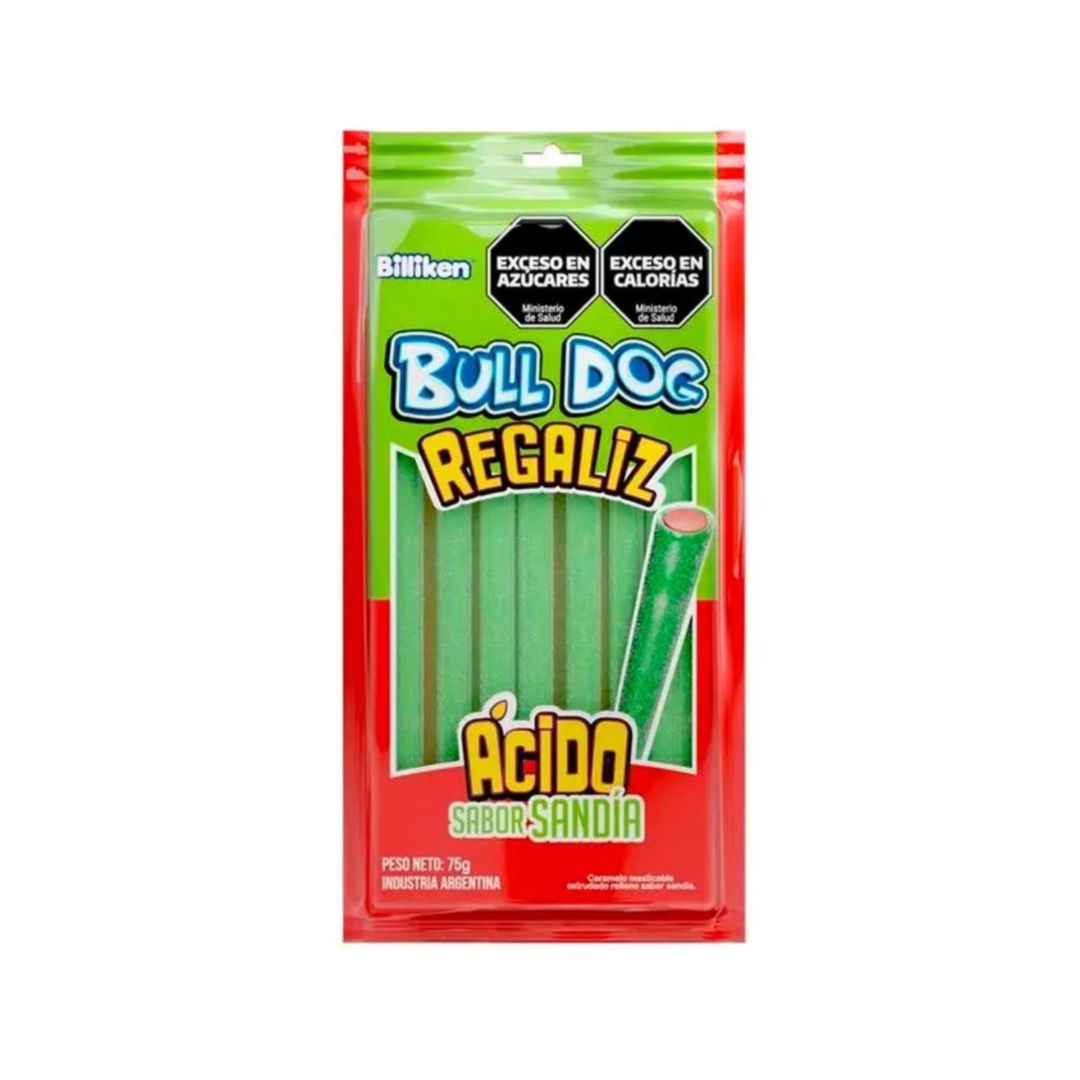 GOMITAS REGALIZ BULL DOG SANDIA X 75 GRS