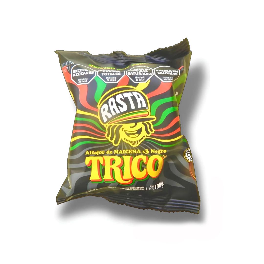 ALFAJOR RASTA TRICO X 100 GRS