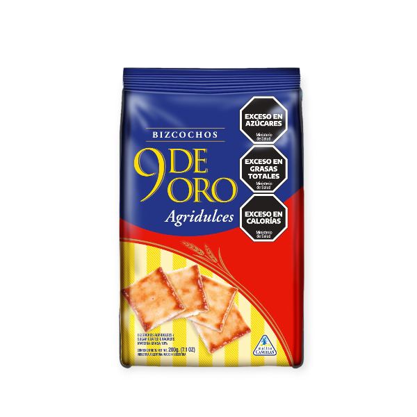 9 DE ORO AGRIDULCE 24 X 200 GRS
